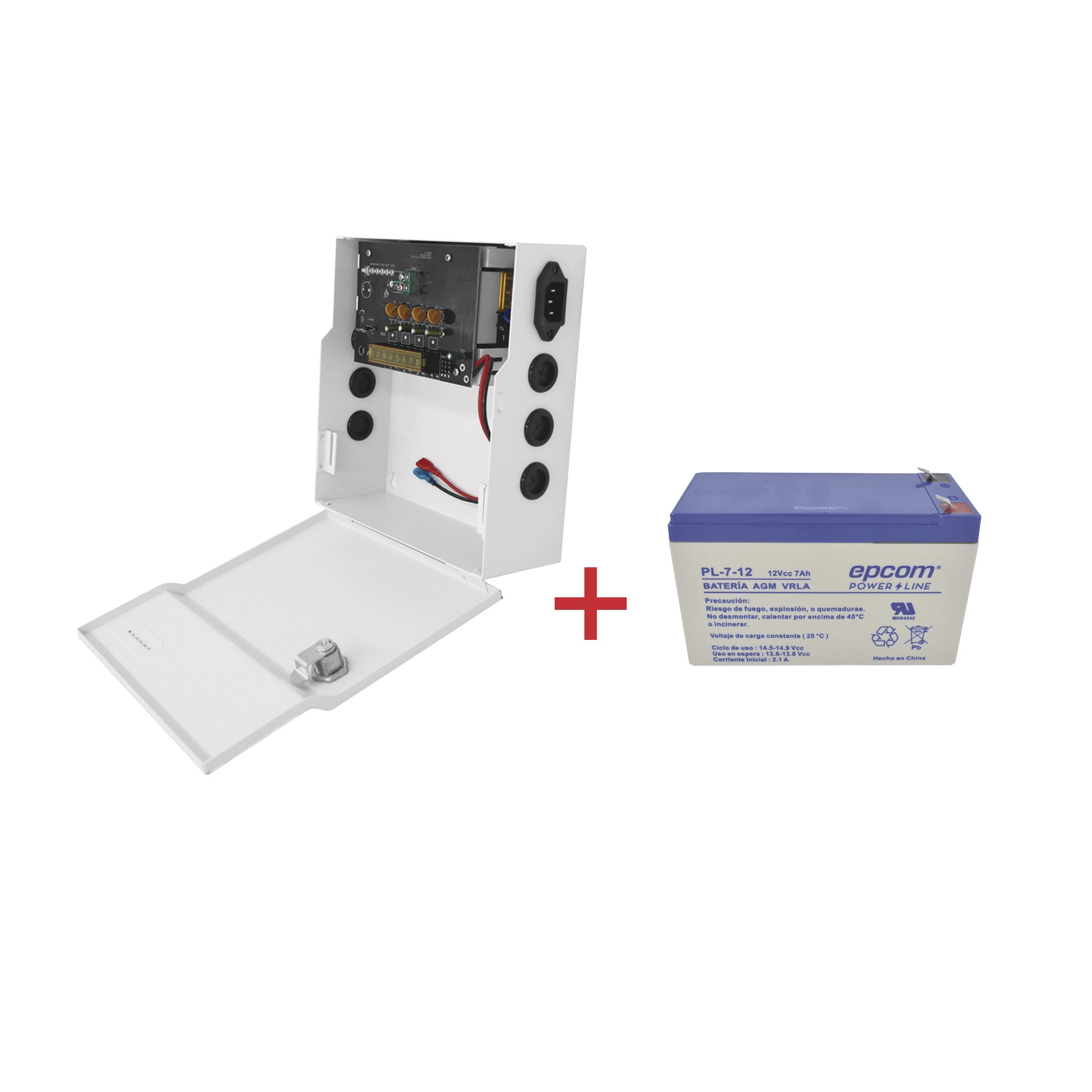 PLK12DC4ABK/K|Kit / Fuente PLK12DC4ABK  + Bater?¡a inclu?¡da PL712